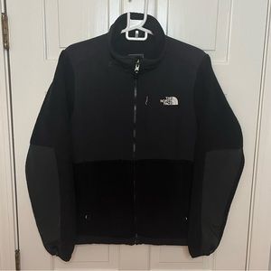 North Face Womens Denali Fleece Full Zip Jacket Black Womens Medium
